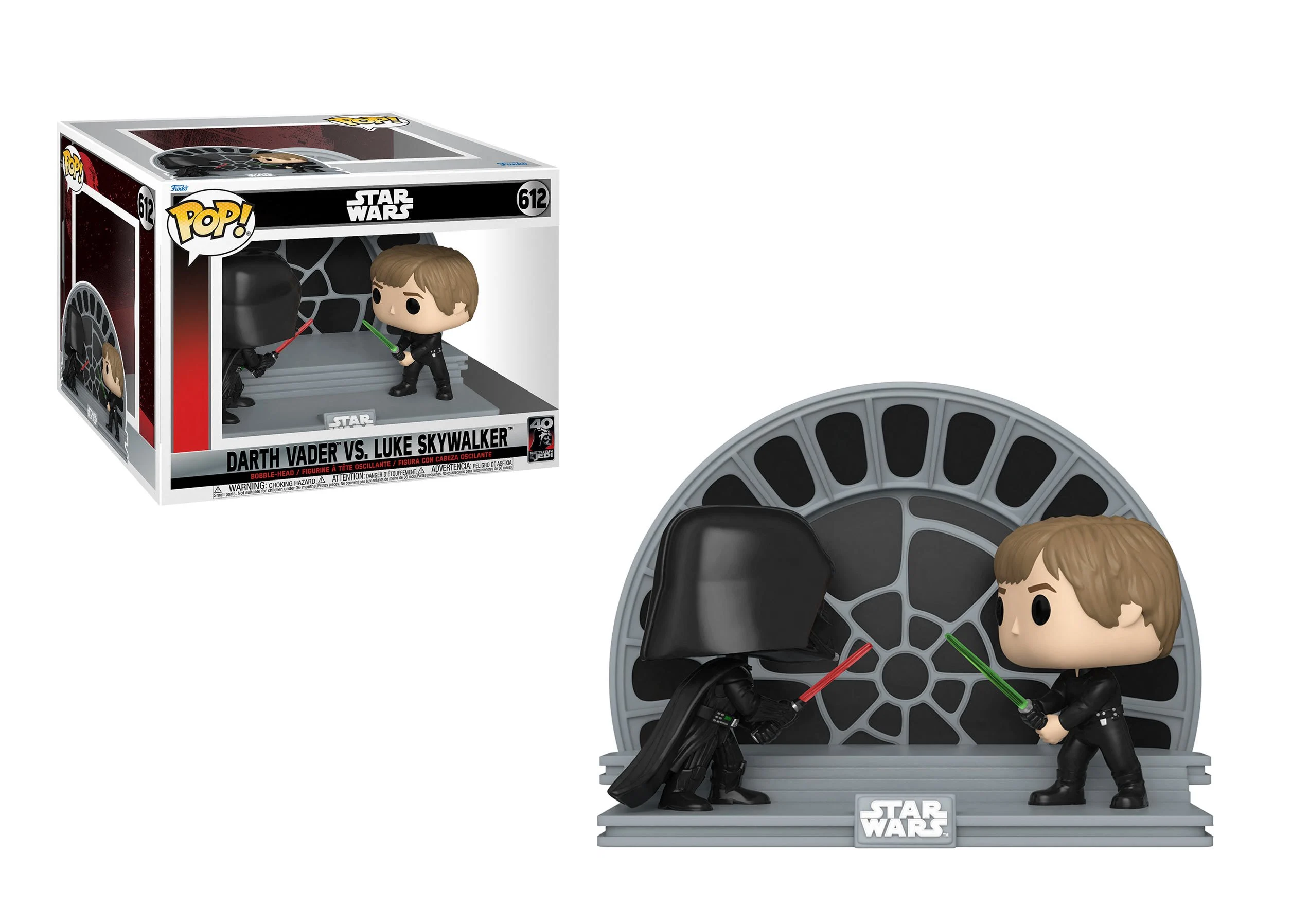 Figurines Dark Vador vs Luke - Star Wars - Funko Pop - N°612 Funko