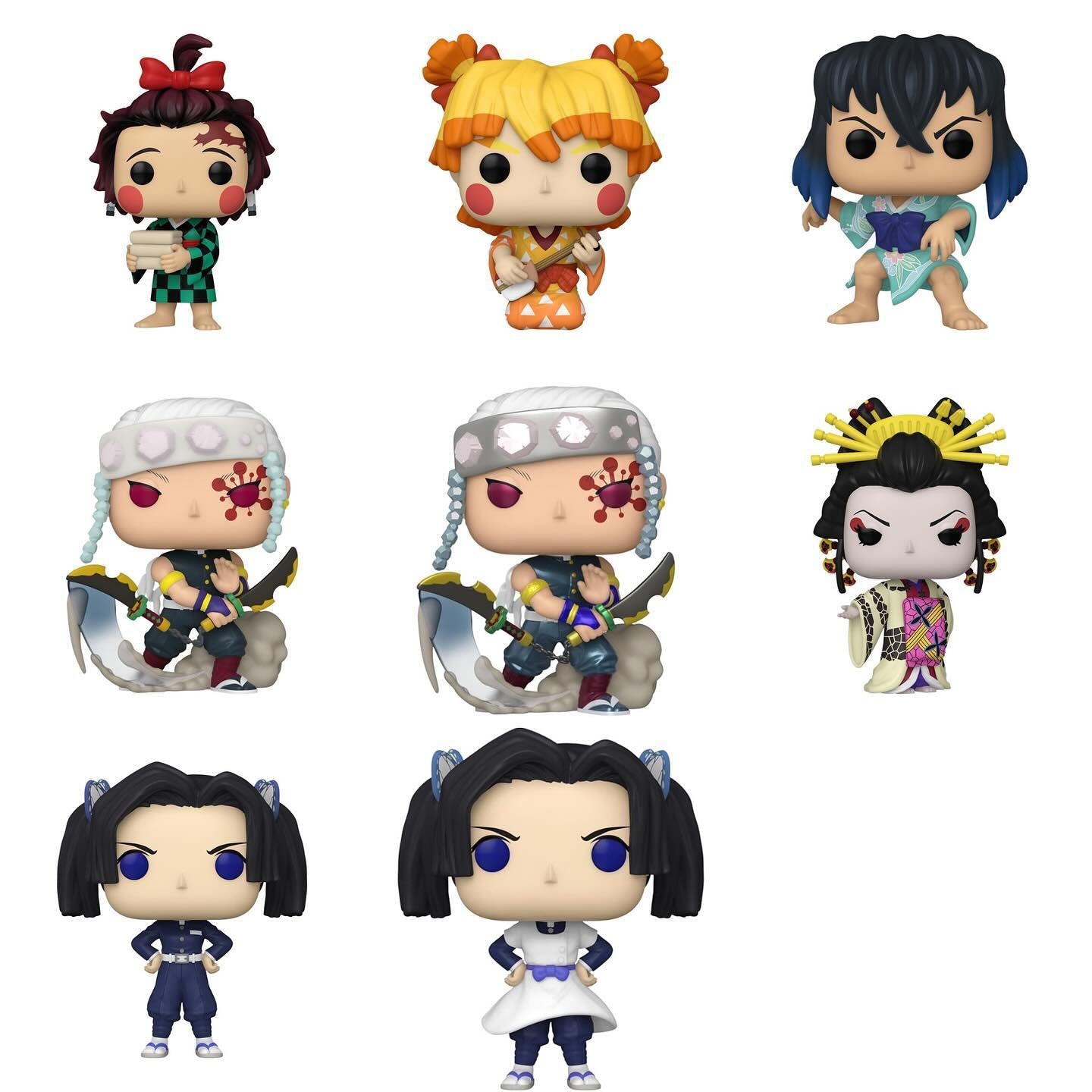 Funko Demon Slayer Wave 5 Bundle - Tengen Uzui and Aoi Kanzaki Chases ...