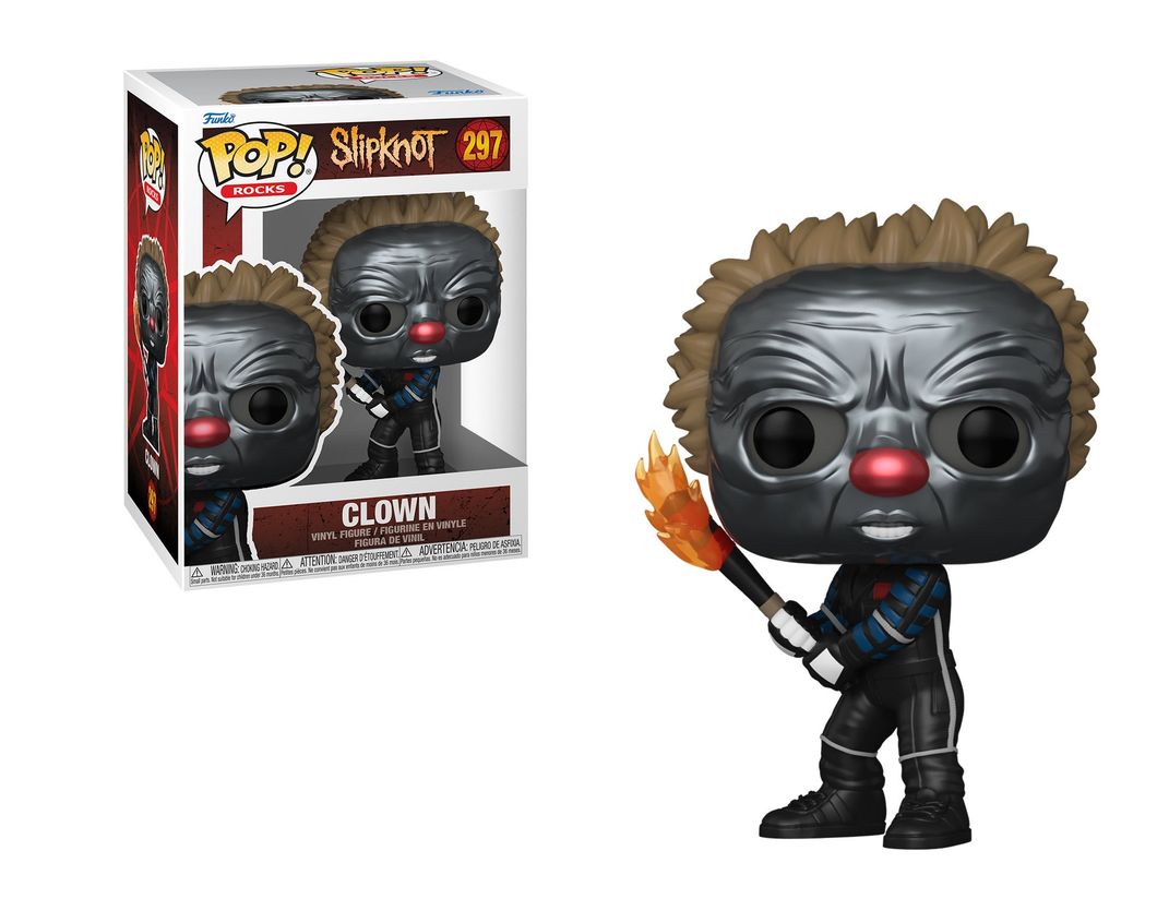 Funko Pop Rocks Slipknot Clown w/Flame (Metallic) #297