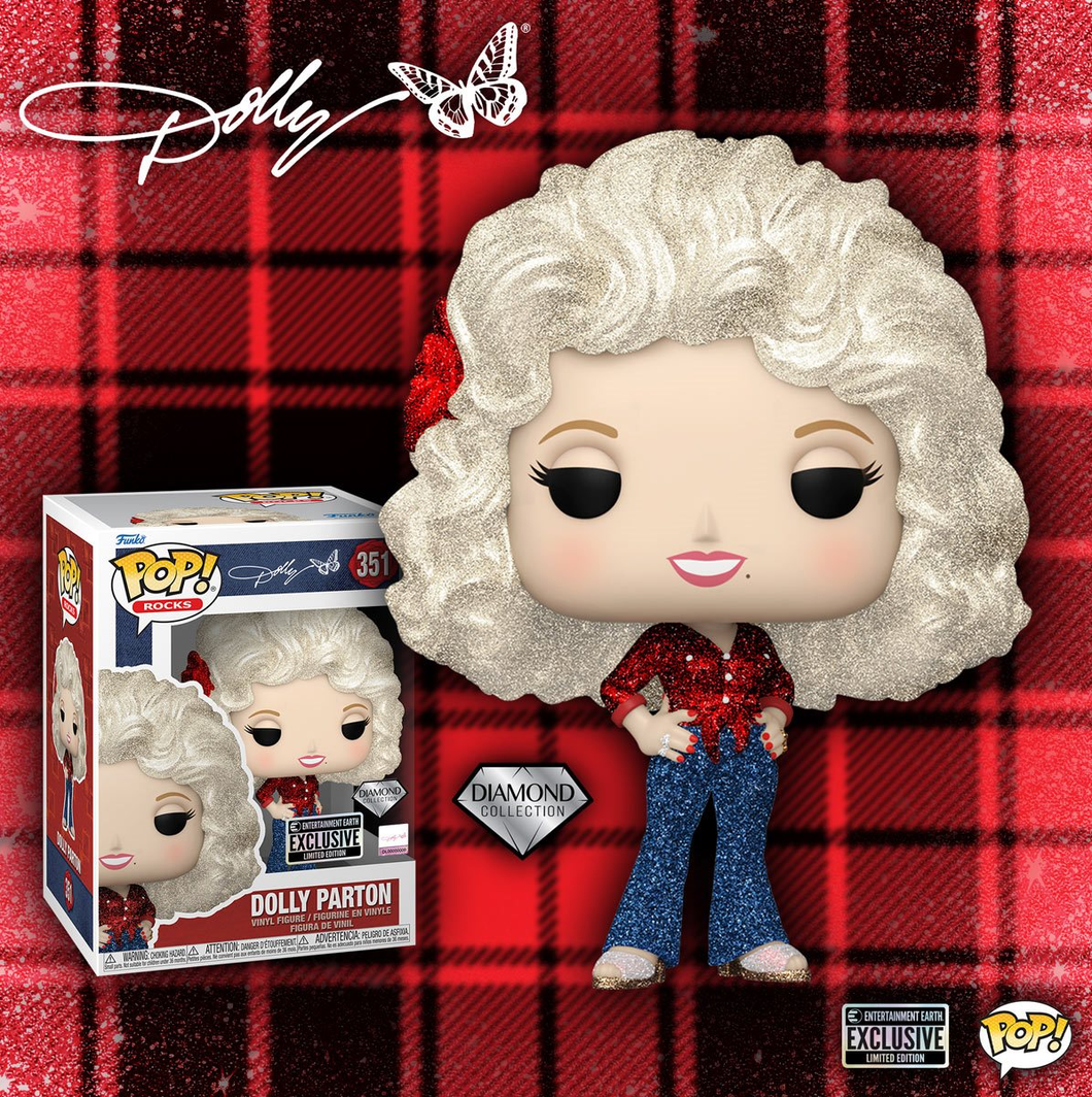 Funko Rocks Dolly Parton '77 Tour (Diamond Glitter) EE Exclusive #351