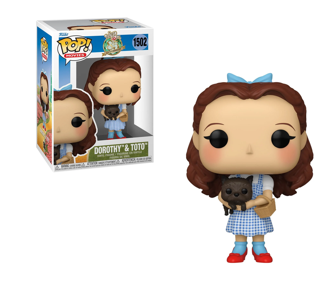 Funko The Wizard of Oz 85th Anniversary Dorothy and Toto #1502