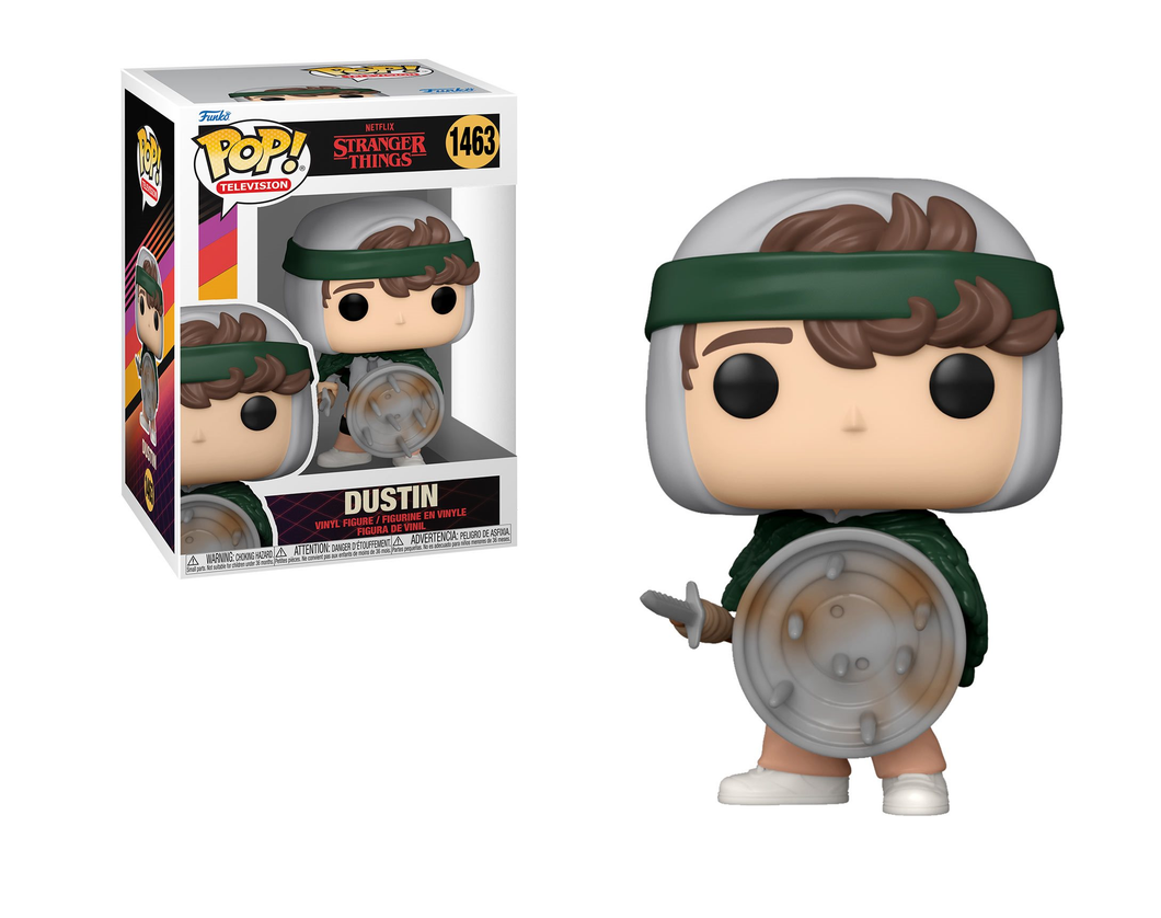 Funko Stranger Things Season 4 Dustin w/Shield #1463