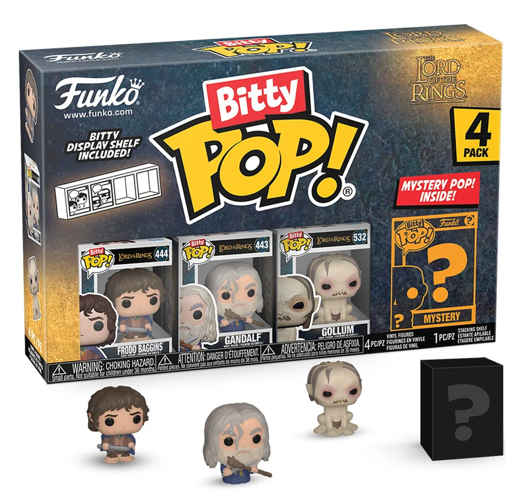 Funko Bitty Pop The Lord of the Rings Frodo Baggins 4-Pack