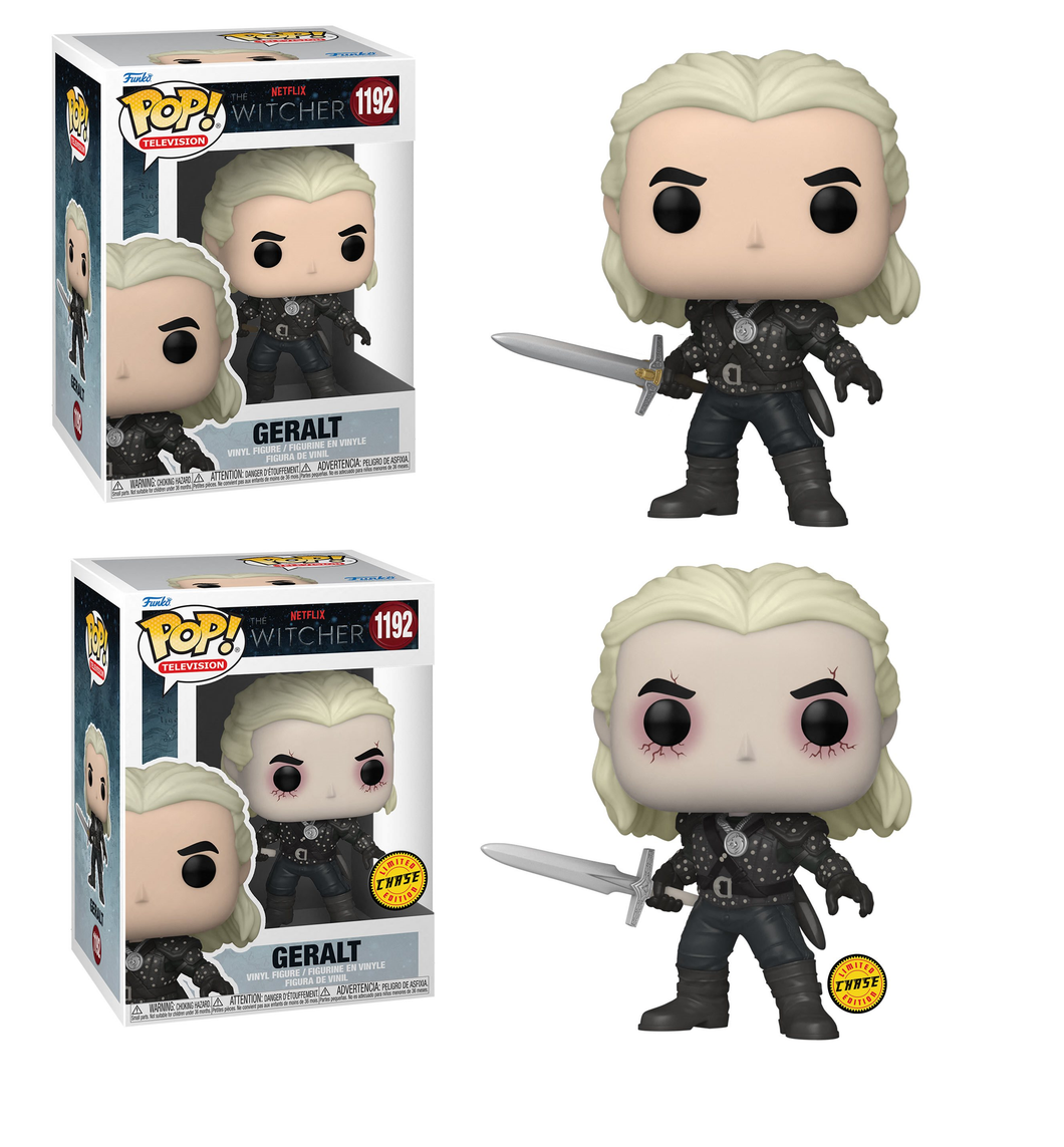 Funko Netflix: The Witcher Geralt #1192 - CHASE/COMMON Bundle