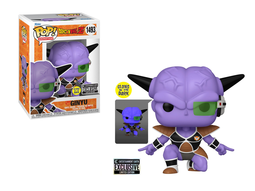 Funko Dragon Ball Z Ginyu Glow in the Dark EE Exclusive #1493