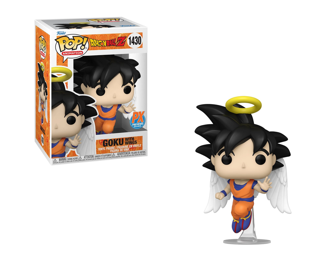 Funko Dragon Ball Z Goku w/Wings PX Previews Exclusive #1430 - COMMON