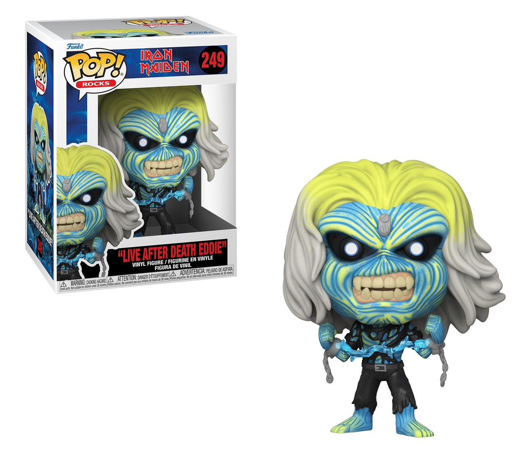 Funko Pop Rocks Iron Maiden Eddie Live After Death #249