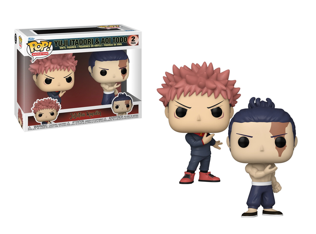 Funko Jujutsu Kaisen Yuji Itadori and Aoi Todo 2-Pack