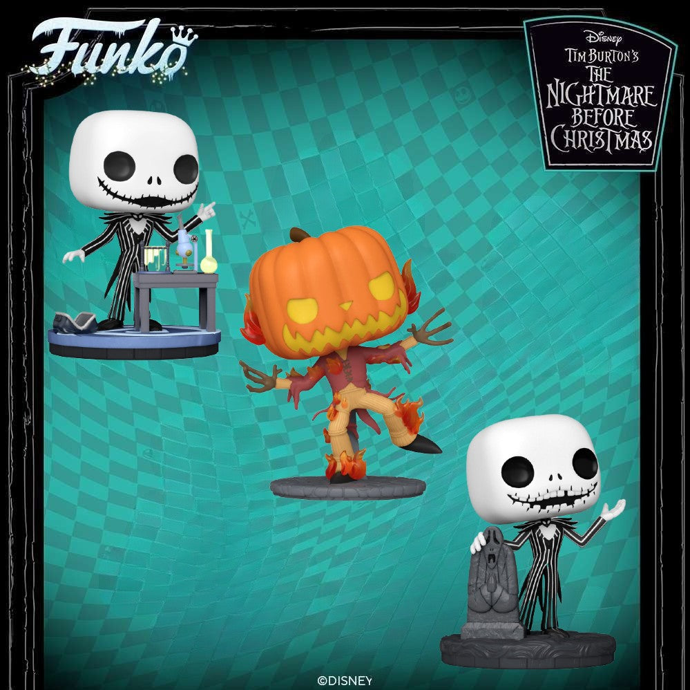 Funko The Nightmare Before Christmas 30th Anniversary Jack Skellington Bundle!