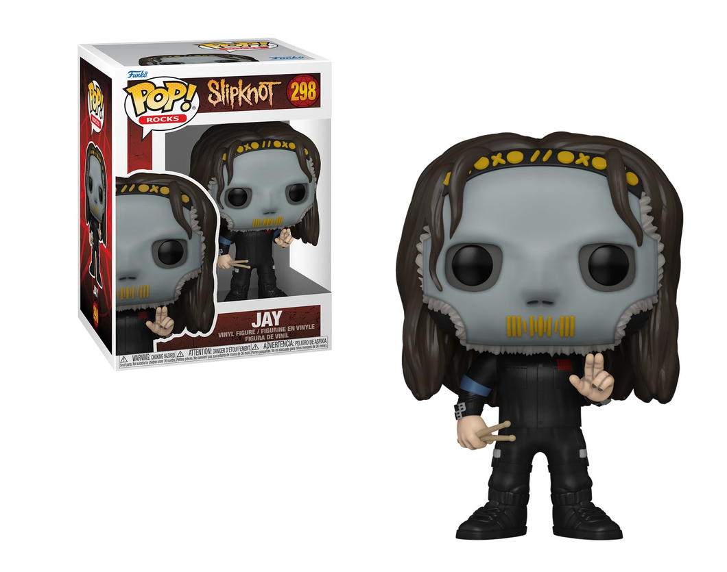 Funko Pop Rocks Slipknot Jay w/Drumsticks #298