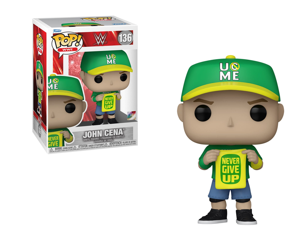 Funko WWE John Cena (Never Give Up) #136