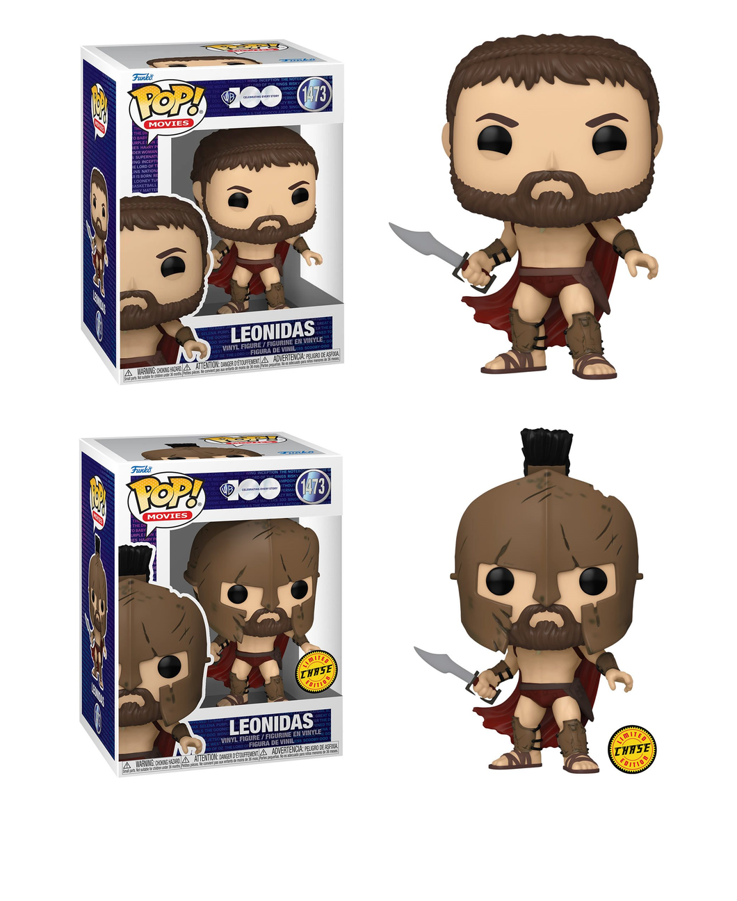 Funko Leonidas #1473 - CHASE/COMMON