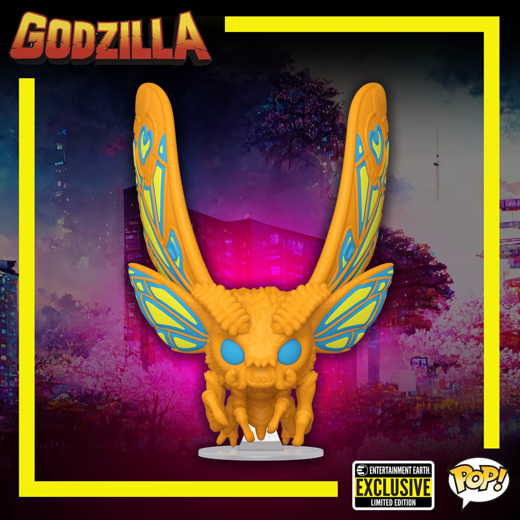 Funko Godzilla Mothra Black Light EE Exclusive #1347