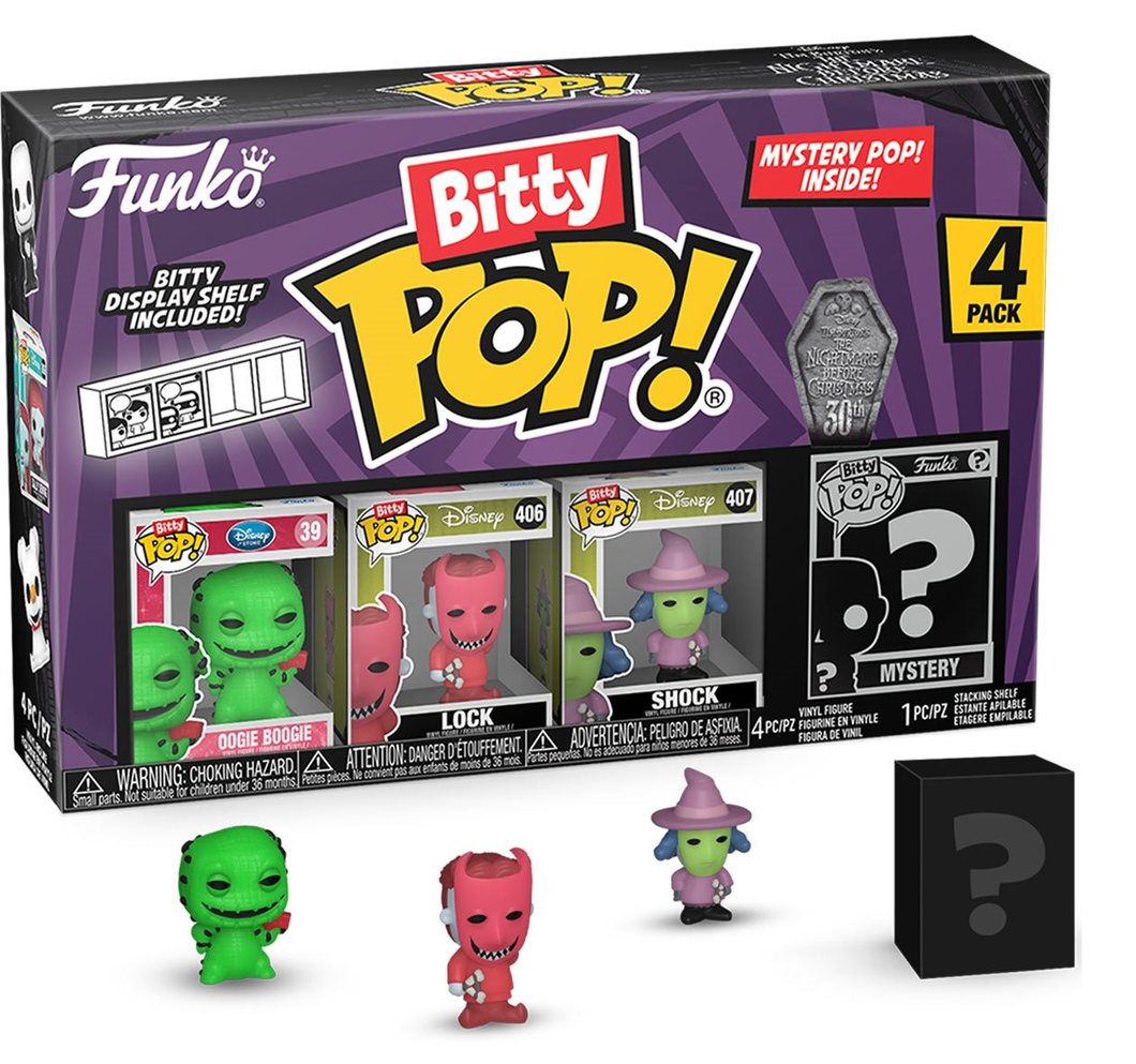 Funko Bitty Pop The Nightmare Before Christmas Oogie Boogie 4-Pack