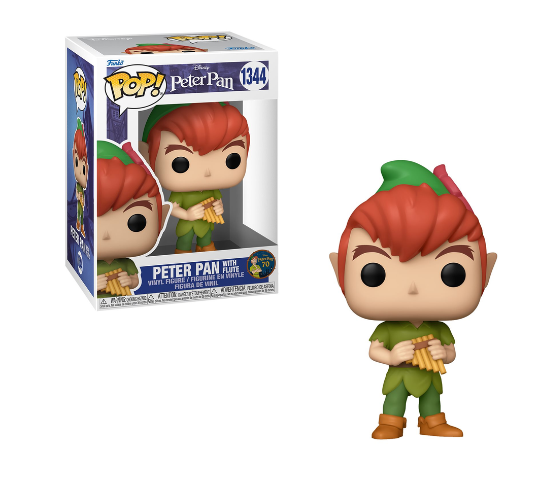 Funko Peter Pan 70th Anniversary Peter Pan w/Flute #1344