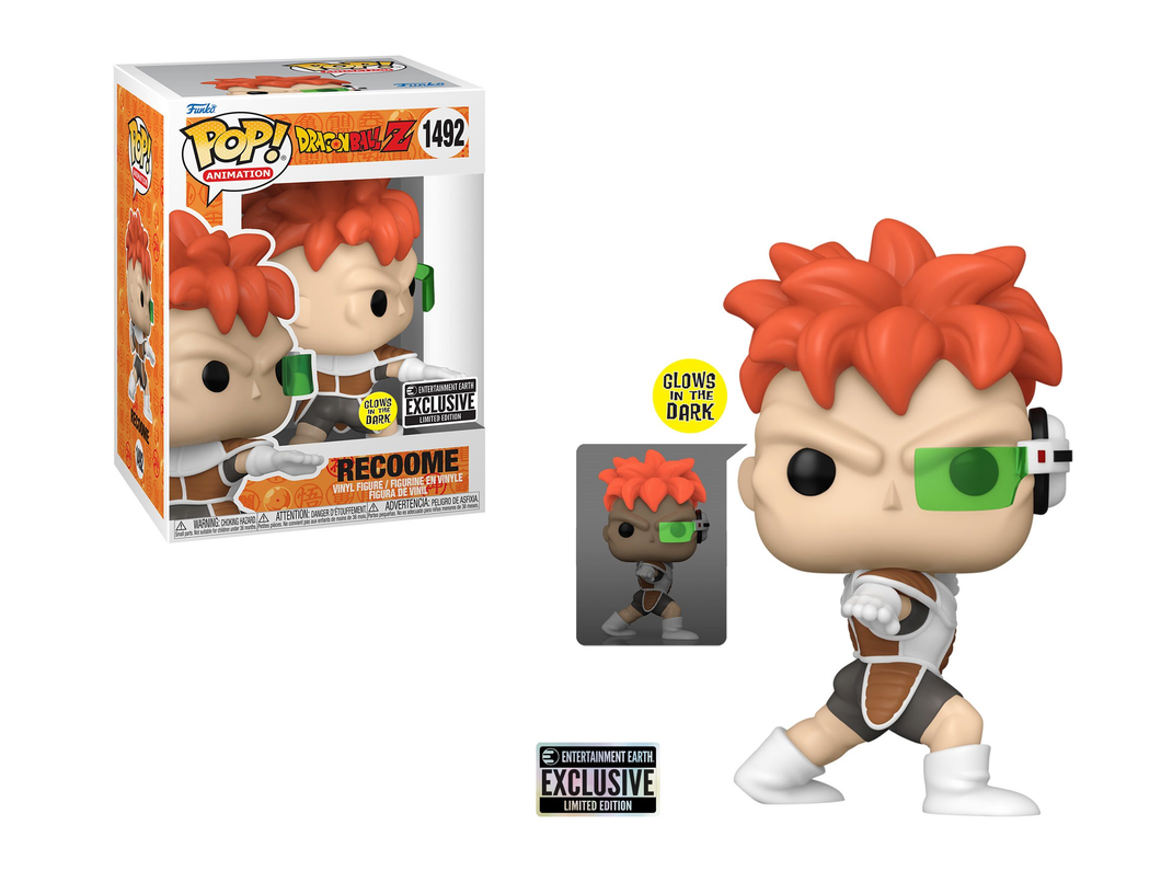 Funko Dragon Ball Z Recoome Glow in the Dark EE Exclusive #1492