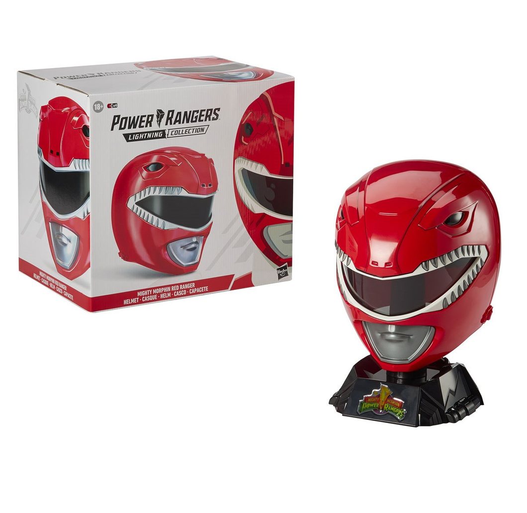 Power Rangers Lightning Collection Premium Red Ranger Helmet Prop Replica