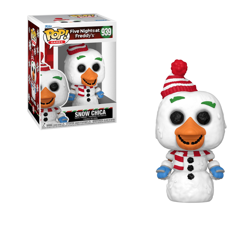 Five Nights at Freddy's Holiday Snow Chica Funko Pop! Vinyl Figure