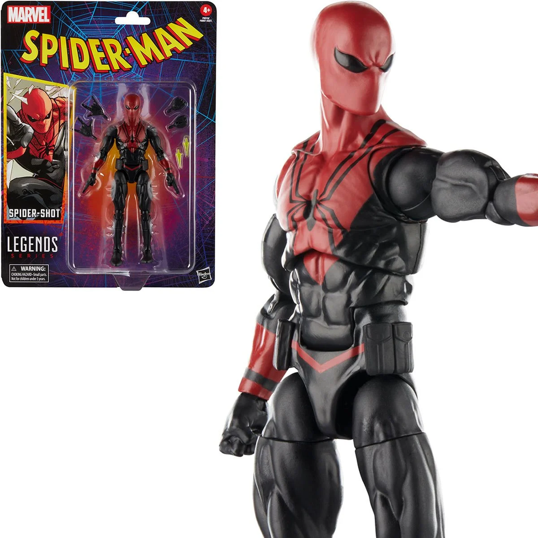 Marvel Legends Spider-Man Comic Spider-Shot 6-inch Action Figure