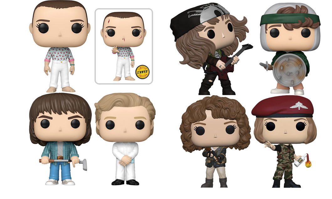 Funko Stranger Things Season 4 Bundle - Eleven Chase Included!