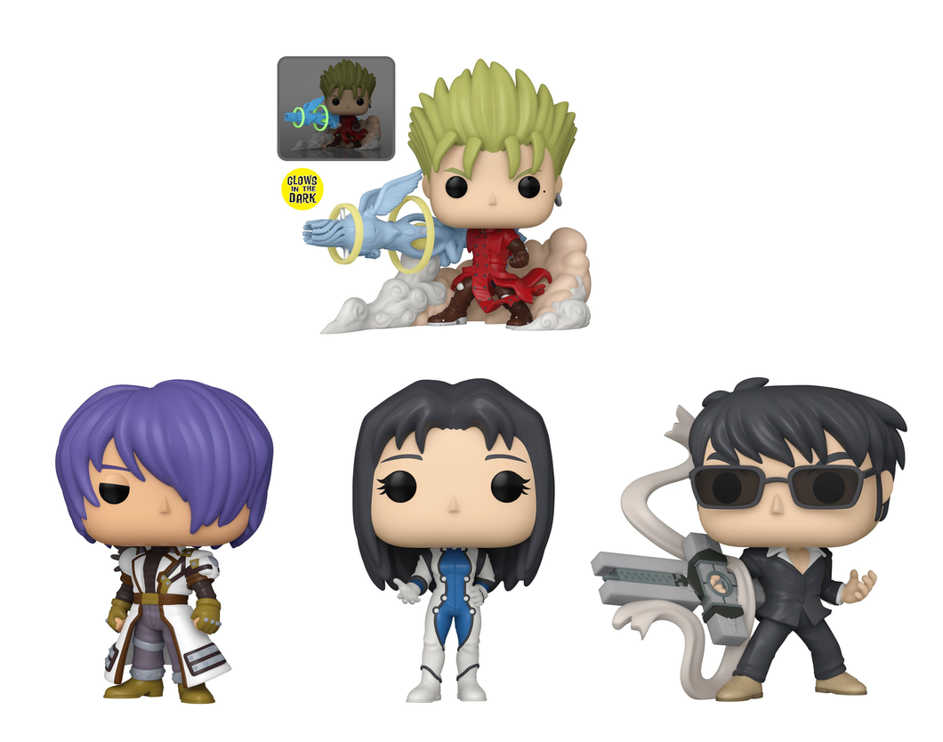 Funko Trigun Bundle w/Vash w/Angel Arm Glow in the Dark