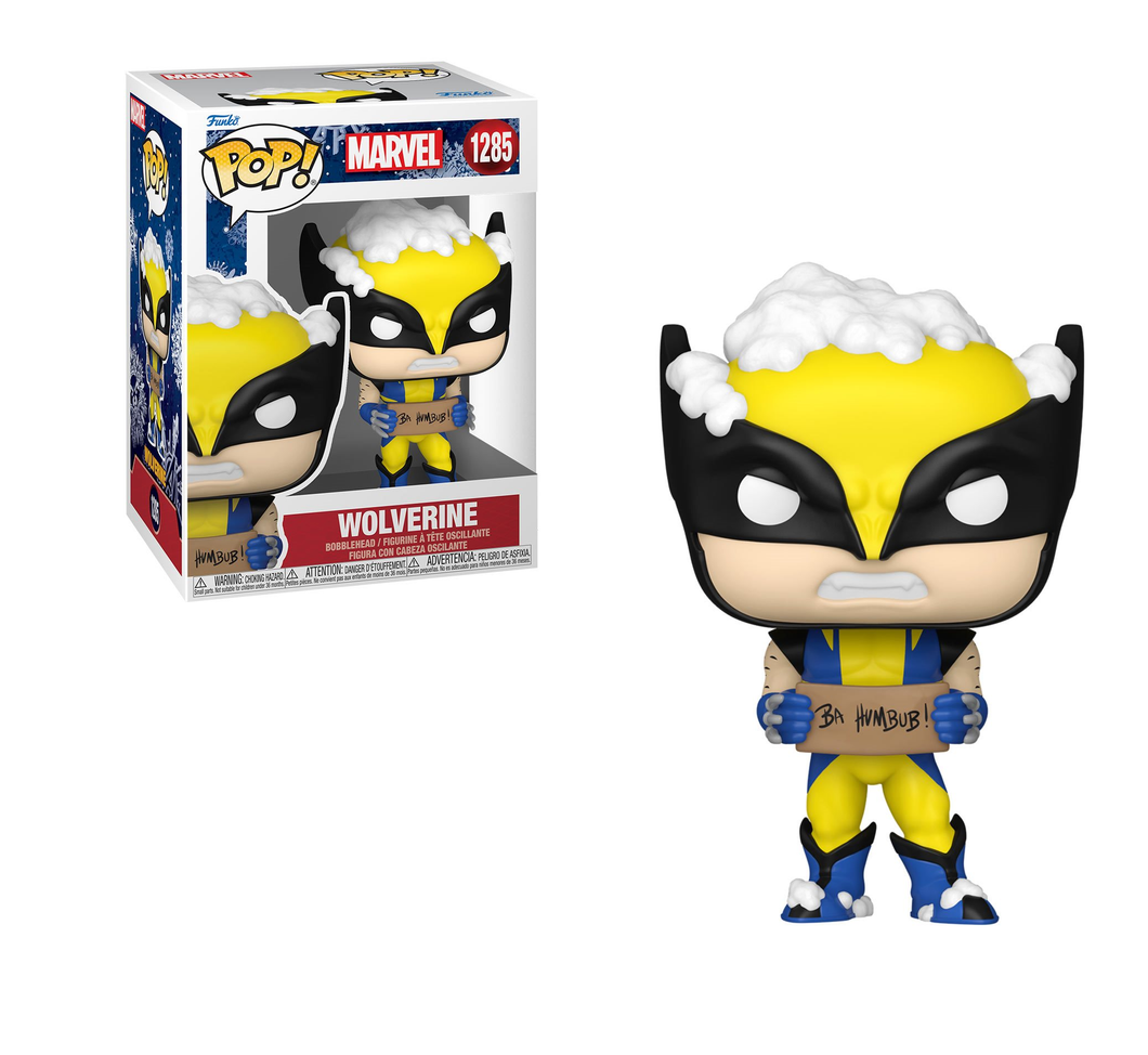 Funko Marvel Holiday Wolverine w/Sign #1285