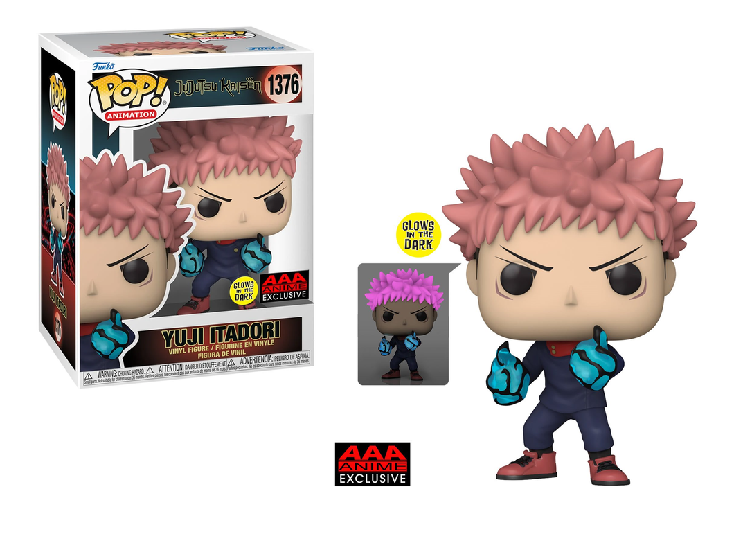 Funko Pop Jujutsu Kaisen Yuji Itadori Divergent Fist Figure AAA Anime  Exclusive