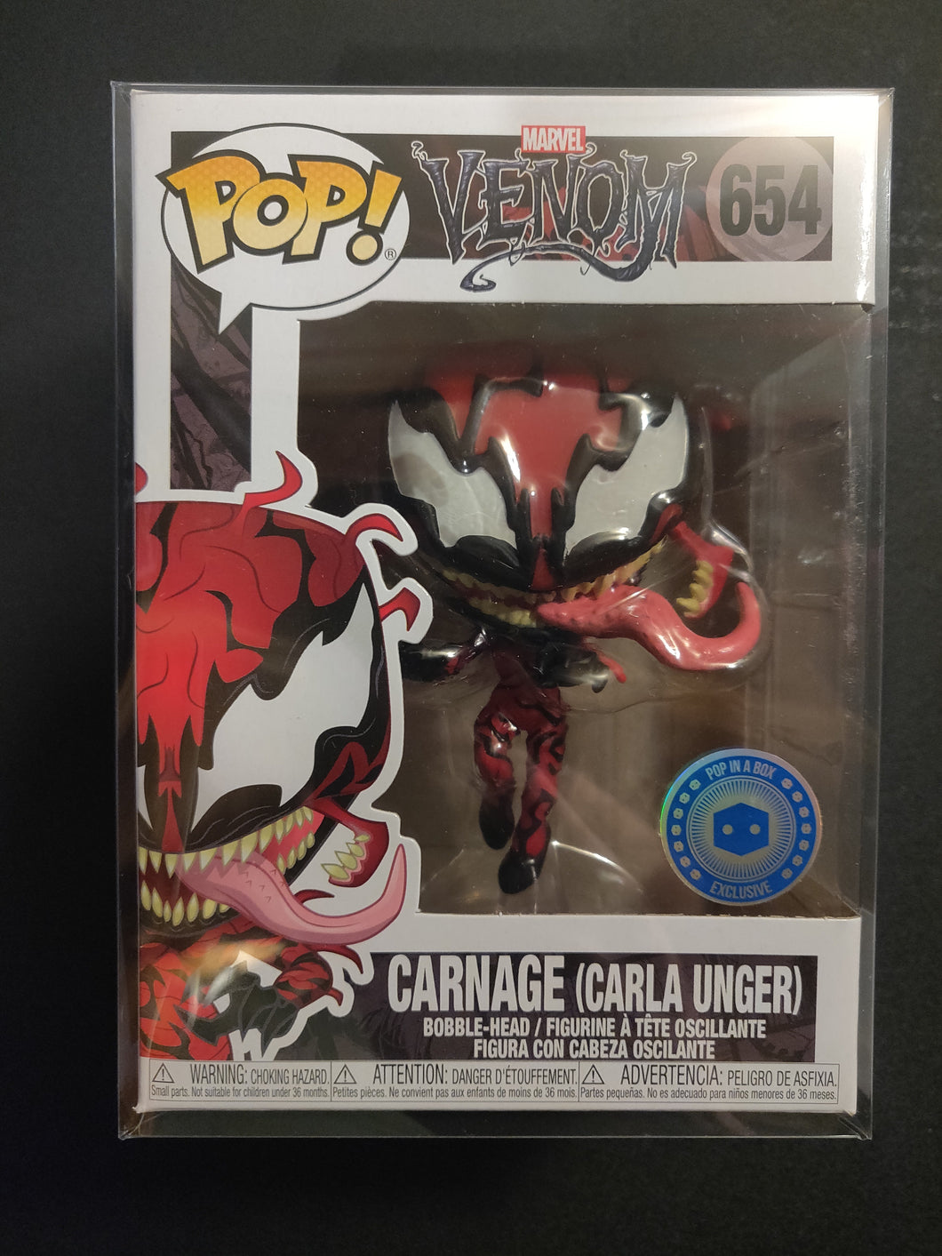 Funko Carnage Pop In A Box Exclusive (Carla Unger) #654