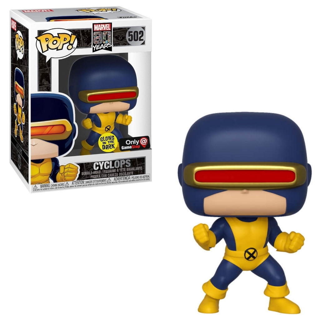 Funko Marvel Cyclops First Appearance Glow in the Dark GameStop Exclusive #502