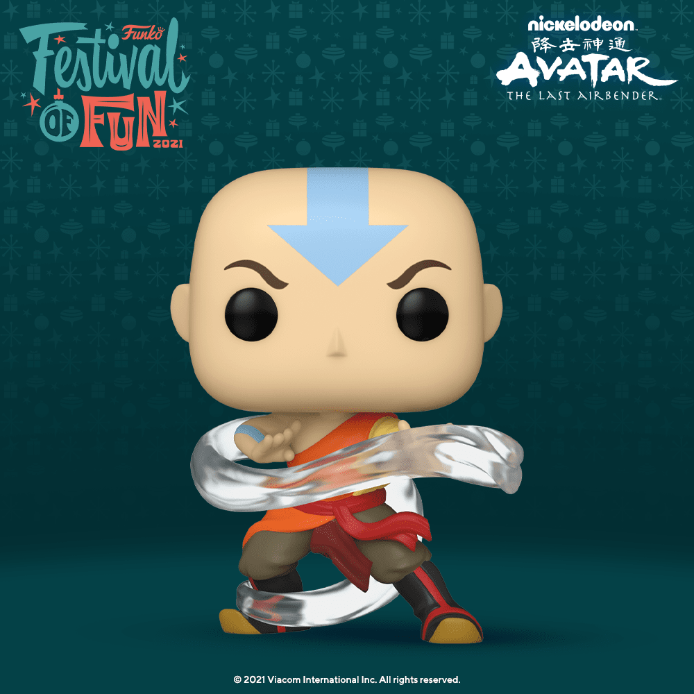 Funko Avatar: The Last Airbender Aang Airbending Festival of Fun 2021 #1044