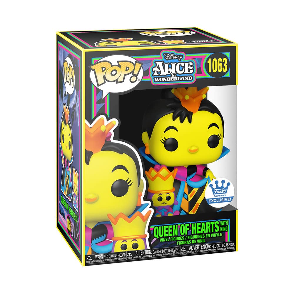 Funko Alice in Wonderland Black Light Queen of Hearts w/King Funko Exclusive #1063