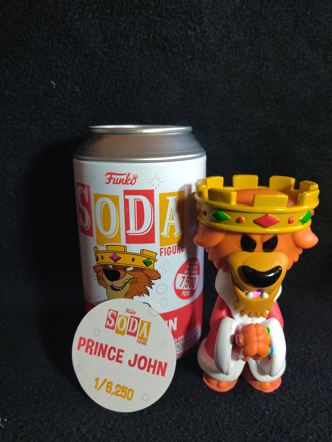 Funko Soda Pop Prince John 7.5K PC - COMMON ONLY