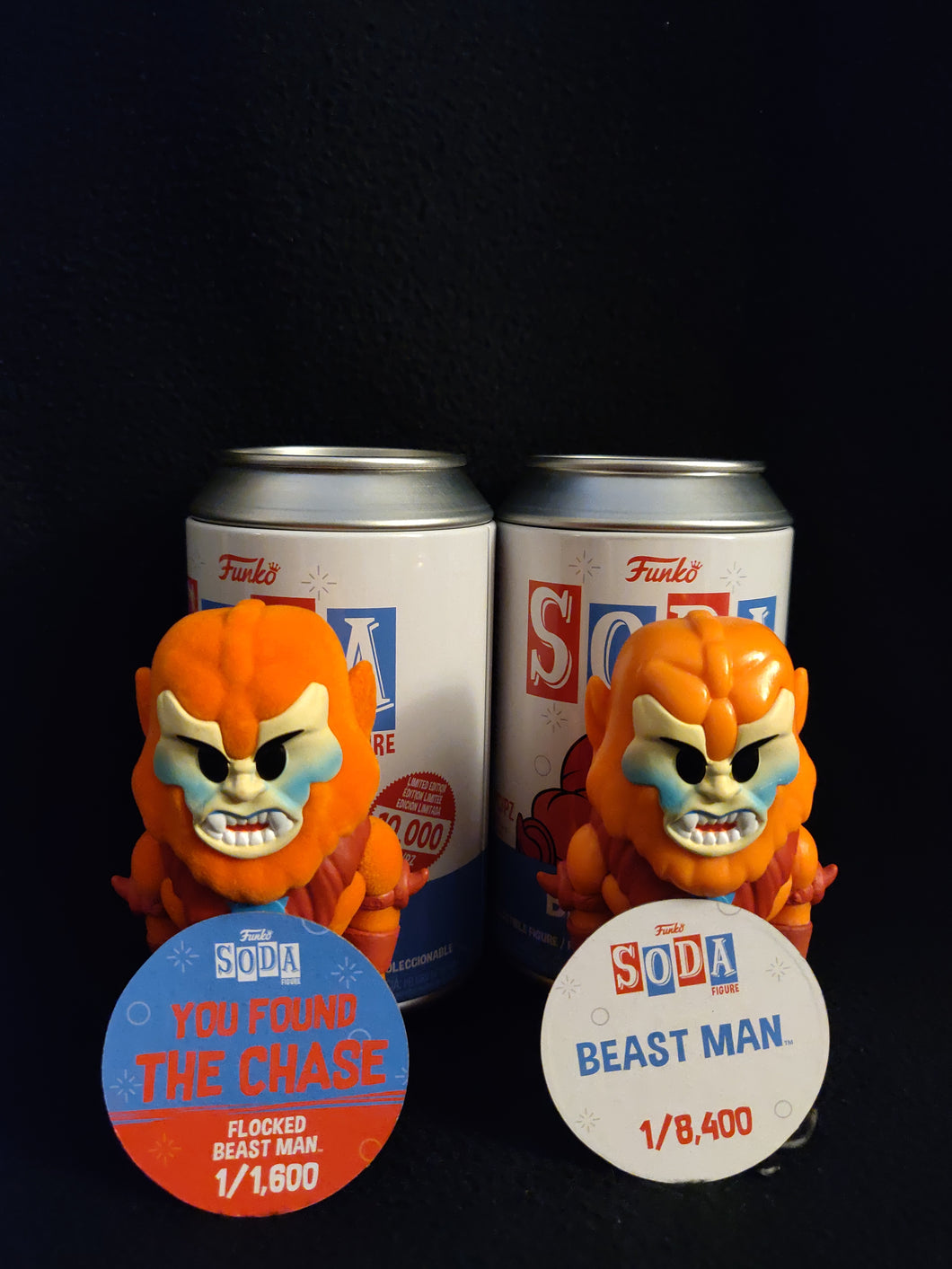 Funko Soda Pop Masters of the Universe Beast Man 10K PC - COMMON/CHASE BUNDLE