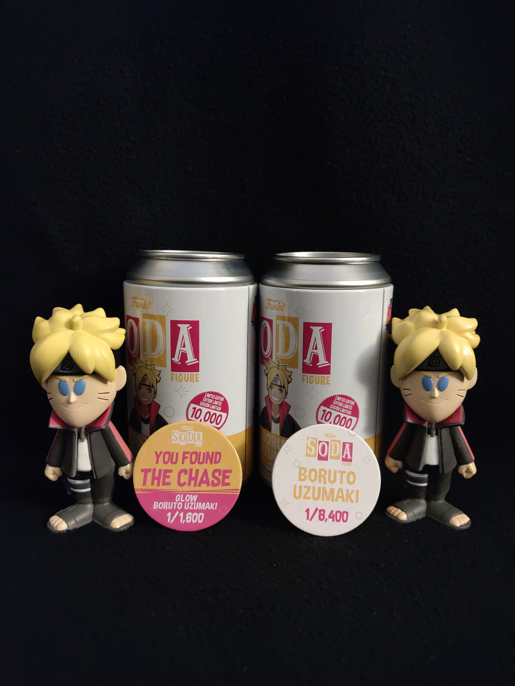 Funko Soda Pop Boruto Uzumaki Glow in the Dark 10K PC - CHASE/COMMON BUNDLE