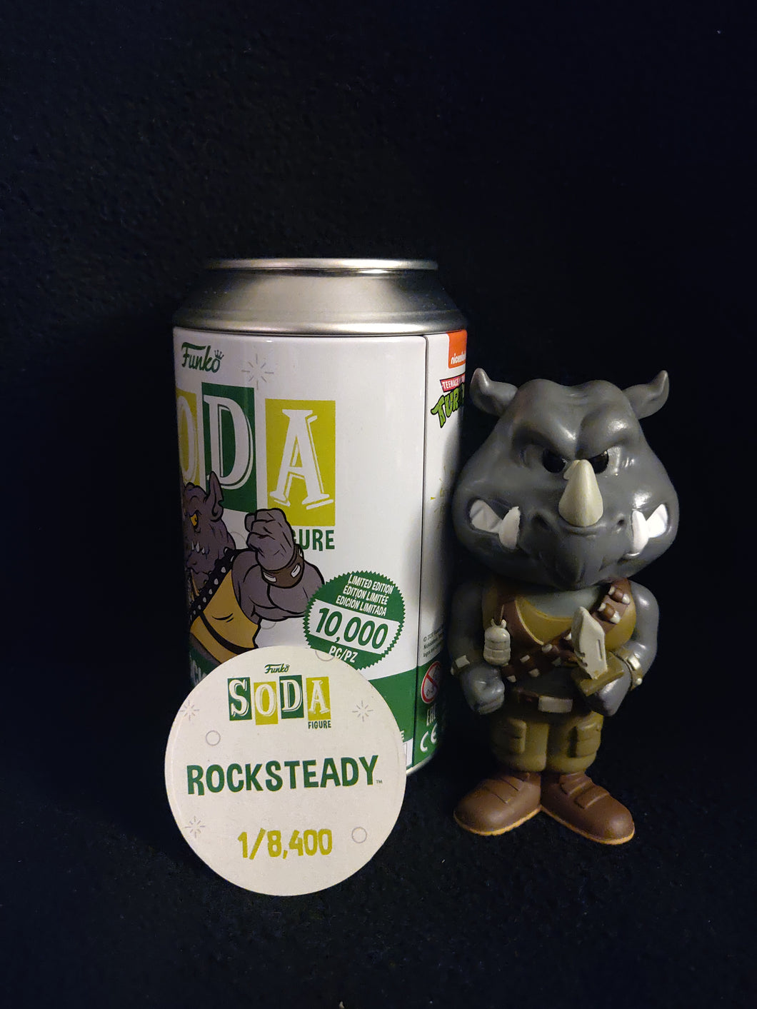 Funko Soda Pop TMNT Rocksteady 10K PC - COMMON ONLY