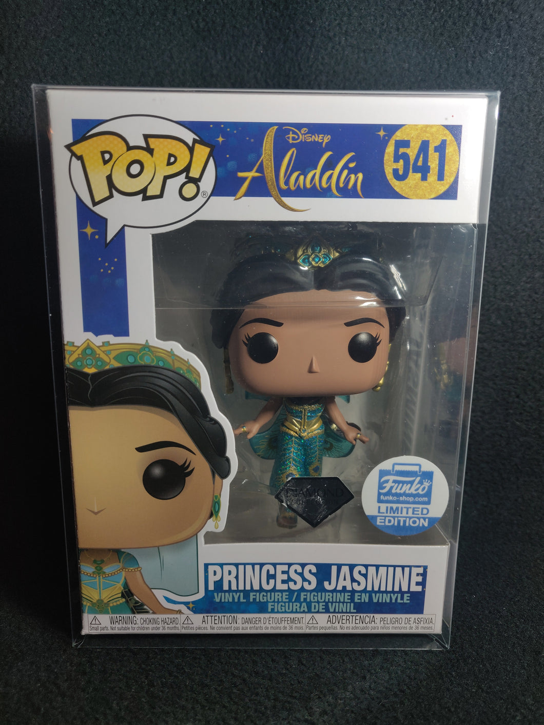 Funko Aladdin Princess Jasmine Diamond Edition Funko Exclusive #541