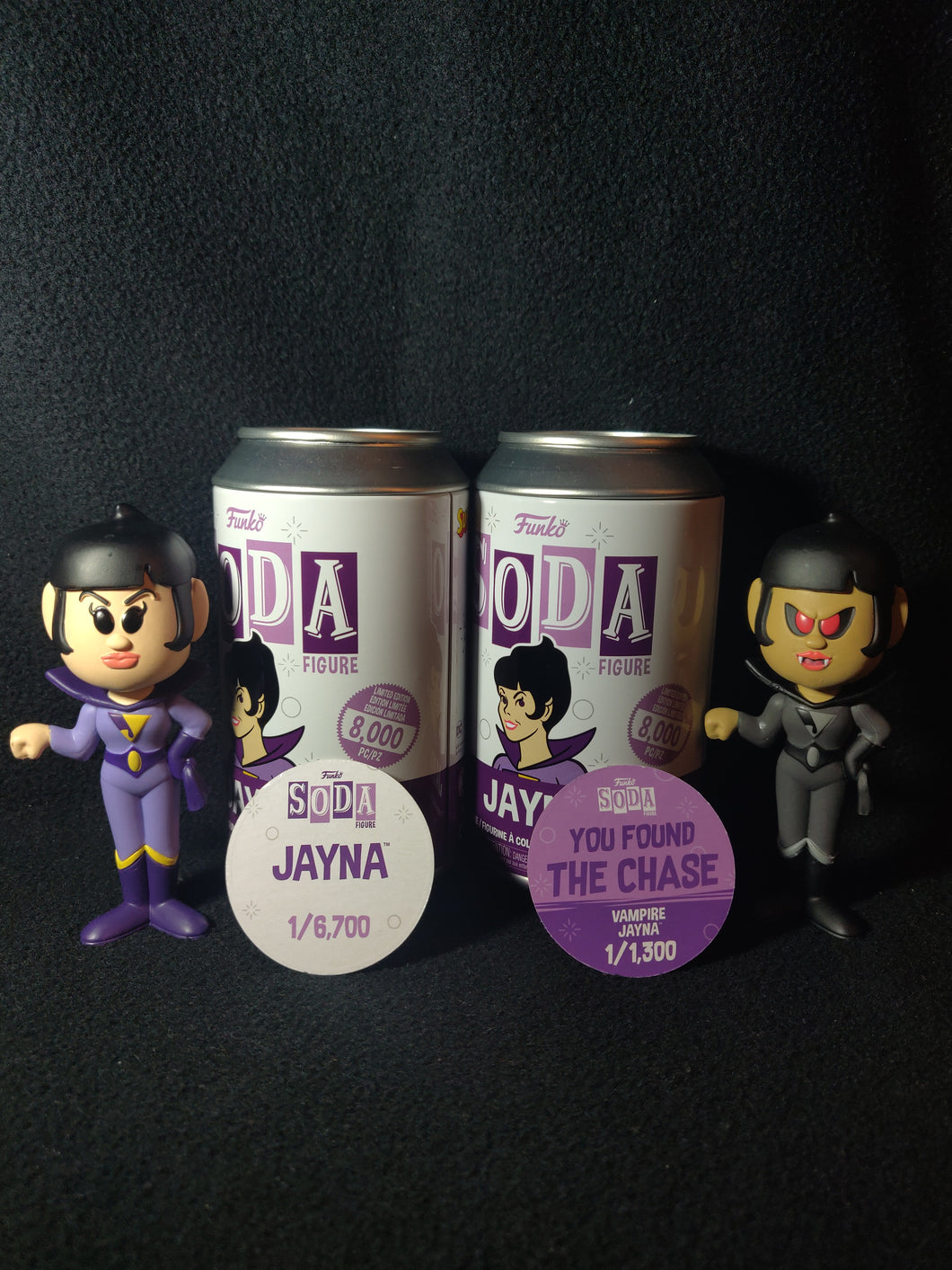 Funko Soda Pop DC The Wonder Twins! Jayna CHASE/COMMON BUNDLE