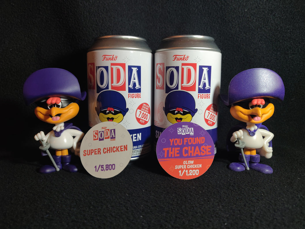 Funko Soda Pop Super Chicken 7K PC - CHASE/COMMON BUNDLE