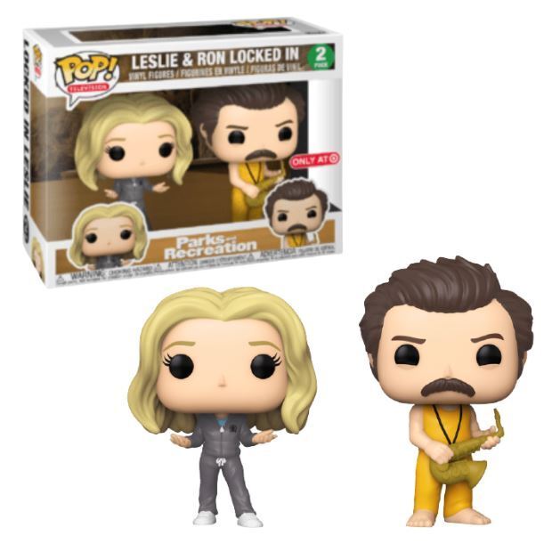 Funko Parks and Rec Leslie & Ron Locked in 2 Pack Target Exclusive