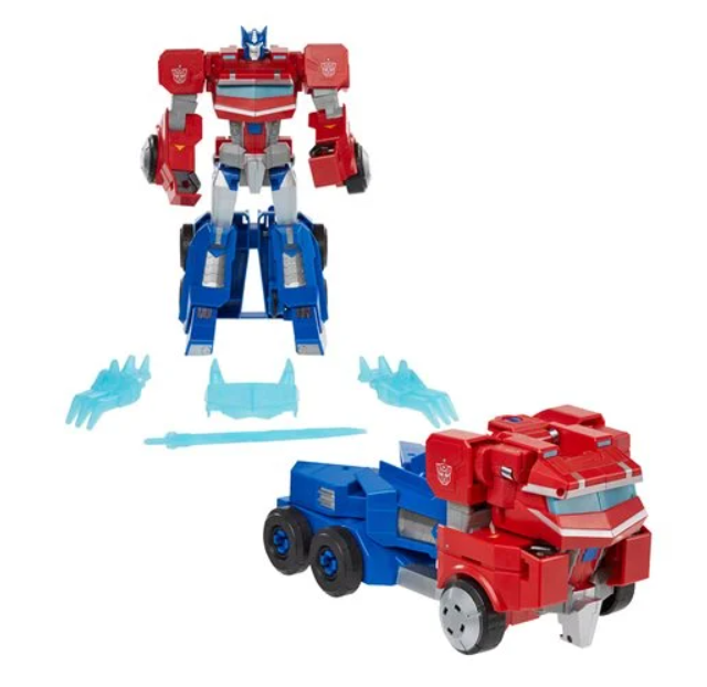 Transformers Cyberverse Roll and Change Optimus Prime