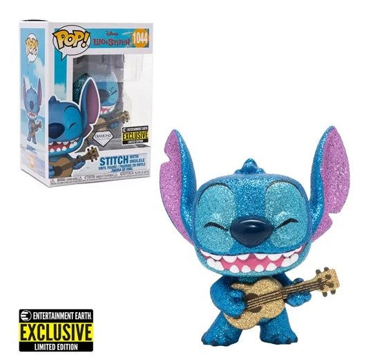 Funko Lilo & Stitch: Stitch w/Ukulele Diamond Glitter EE Exclusive #1044