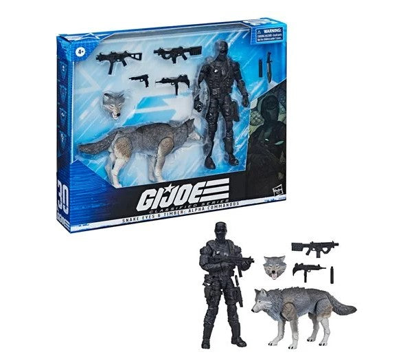 G.I. Joe Classified Series Snake Eyes and Timber: Alpha Commandos