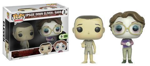 Funko Stranger Things Upside Down Eleven & Barb Emerald City Comic Con 2 Pack - CON STICKER