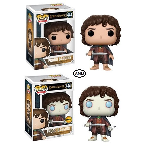 Funko Lord of the Rings: Frodo Baggins #444 - CHASE/COMMON BUNDLE