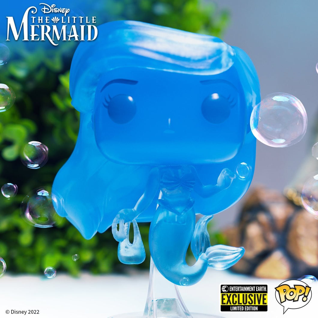 Funko The Little Mermaid Ariel Blue Translucent EE Exclusive #563