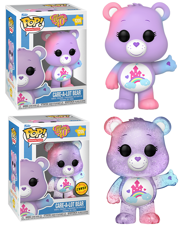 Funko Care Bears 40th Anniversary Care-A-Lot Bear #1205 - CHASE/COMMON BUNDLE