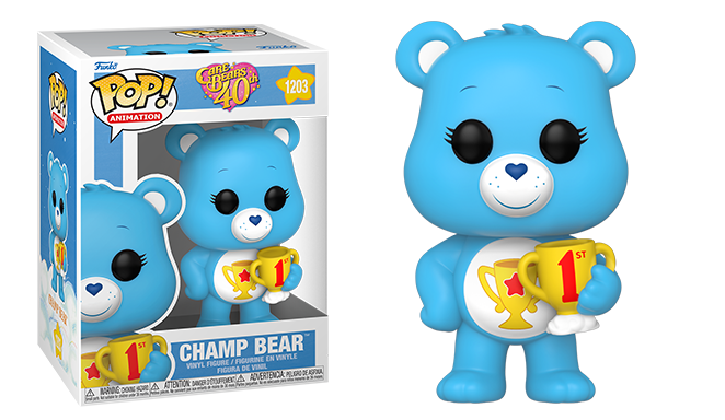Funko Care Bears 40th Anniversary Champ Bear #1203 - COMMON