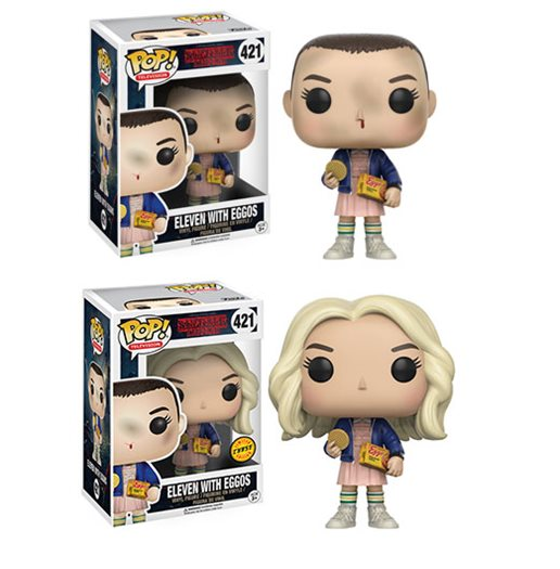 Funko Stranger Things Eleven w/Eggos #421 - CHASE/COMMON BUNDLE