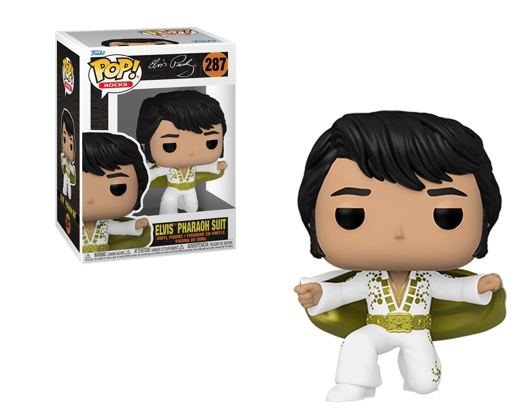 Funko Pop Rocks Elvis Presley Pharaoh Suit #287