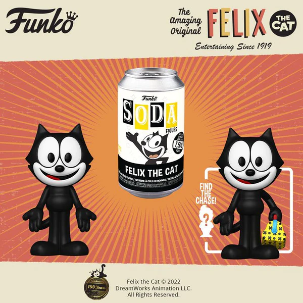 Funko Soda Felix the Cat 7.5K PC w/Chance at Chase